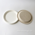 Disposable 9 inch round plate dinner sugarcane plate